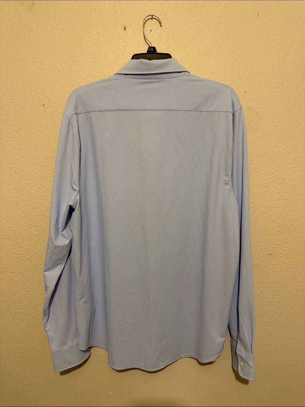J. Crew All Day Performance Light Blue Men's Dress Shirt - Classic Collar